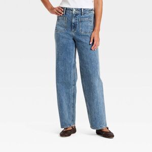 Women's Highest-Rise Sailor Straight Jeans - Unive Medium Wash